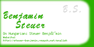 benjamin steuer business card